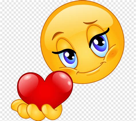 Emoticon Emoji Heart Smiley Love Emoji Sticker Symbol Png Pngegg