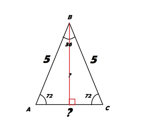 Finding Area Of An Isosceles Triangle Brightmine