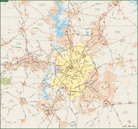 Charlotte Metro Map1 