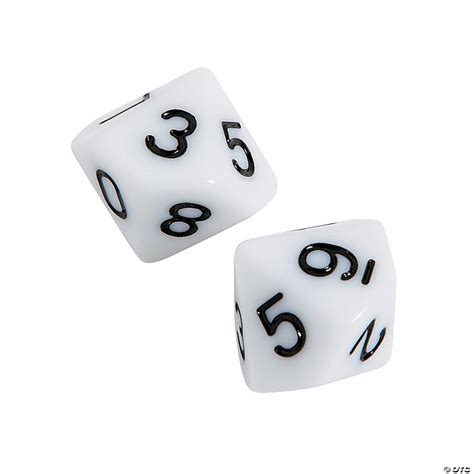 10 Sided Dice 10 Pc Oriental Trading