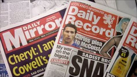 Daily Record And Sunday Mail To Cut 90 Jobs Bbc News