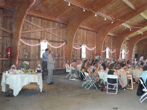Genesee country village & museum. Inside the Exhibition barn for the wedding reception at ...