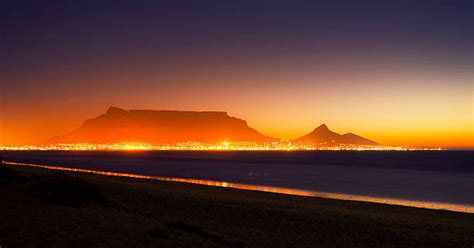 Get great deals on ebay! Cape Town City Lights Lions Head Night South Africa Stock ...