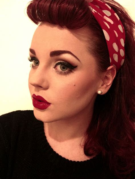 Greaser Girl Makeup This Is Halloween Pinterest Retro Pin Up