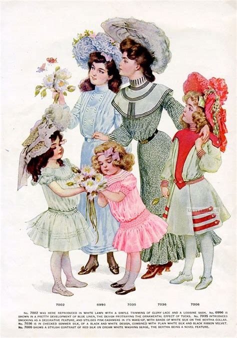 Fashion Circa 1910 Kittyprint Childrens Fashion 1910 Fashion