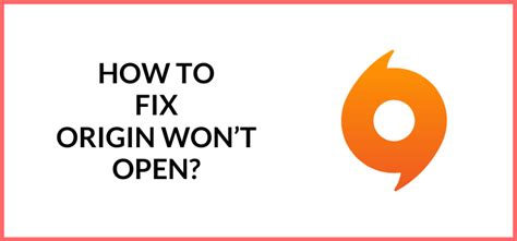 How To Fix Origin Wont Open Origin Launcher Not Loading