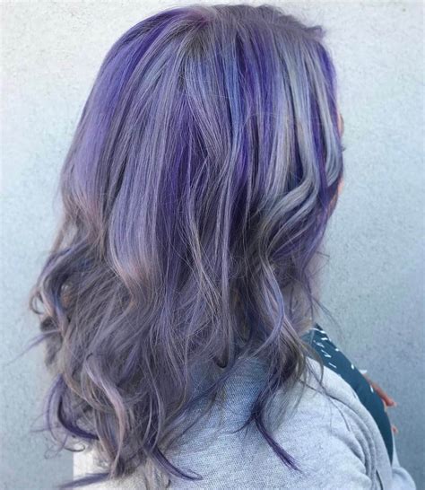 17 Hottest Silver Purple Hair Colors Of 2024