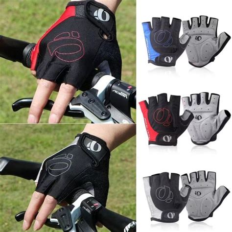 1 Pair Non Slip Bicycle Gloves Cycling Gloves Gel Mtb Rockbros Half