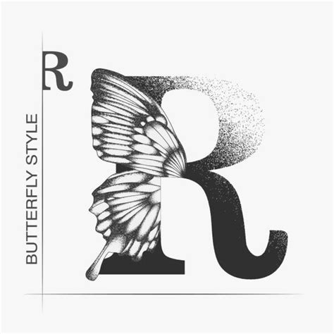 Fancy Letter R Silhouette Illustrations Royalty Free Vector Graphics