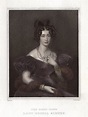 Old and antique prints and maps: Lady Sophia Sidney, 1836, Other portraits