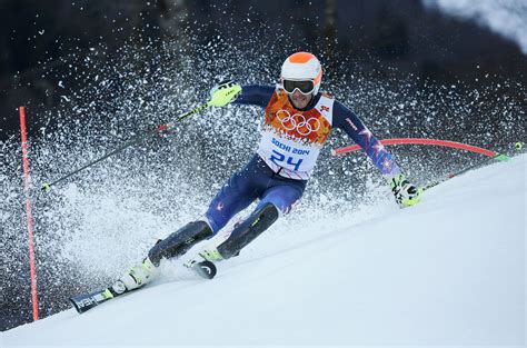 Bode Miller Of The United States Competes During The Alpine Skiing Men