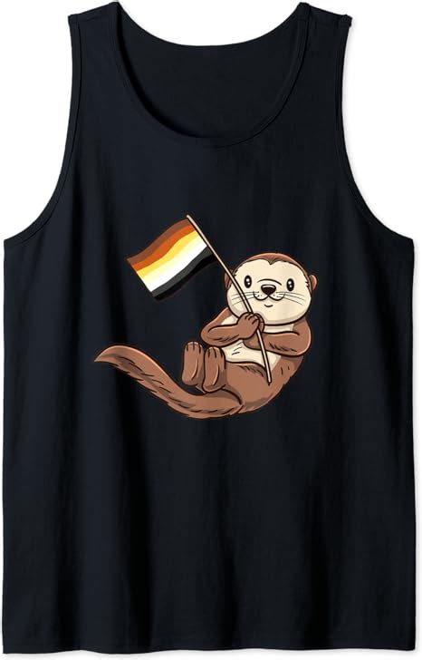 Amazon Com Gay Bear Sea Otter Gay Bear Pride Tank Top Clothing My Xxx