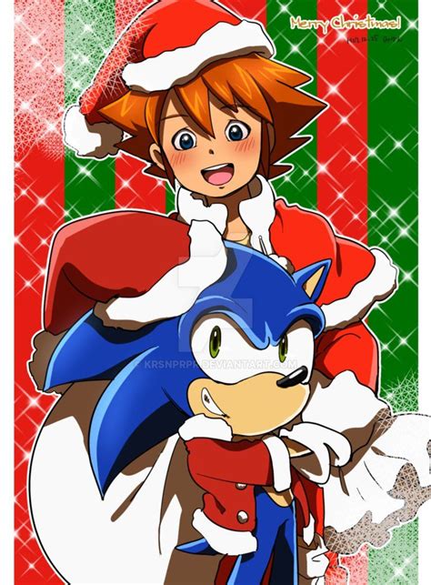 Merry Christmas Sonic Sonic Fan Art Sonic The Hedgehog