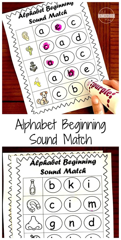 Alphabet Beginning Sounds Worksheets | Beginning sounds worksheets, Beginning sounds 