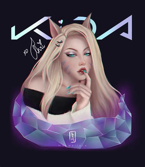 artstation kda ahri