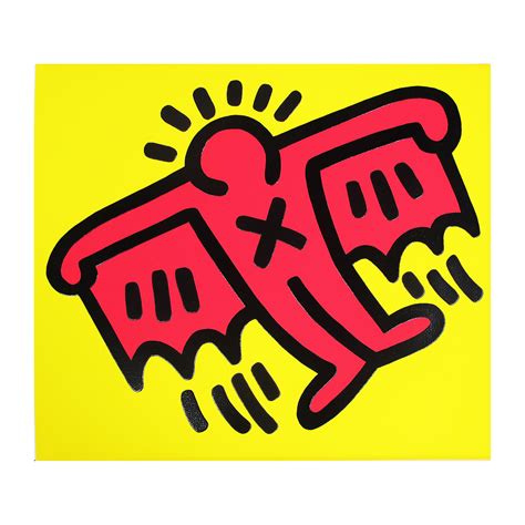 Keith Haring Icons D X Man 1990 Hamilton Selway Touch Of