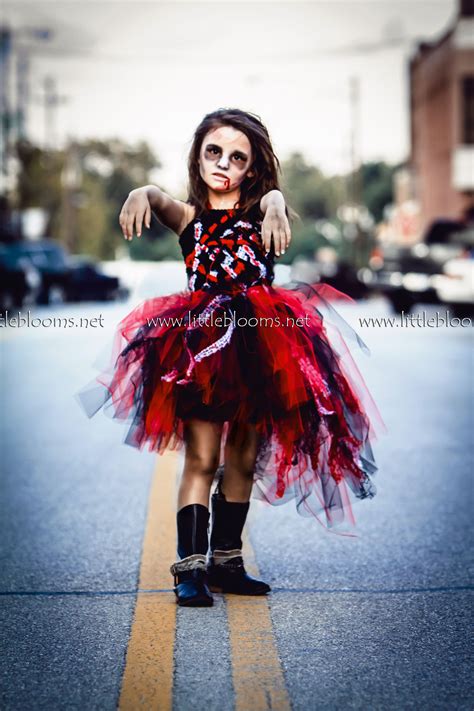 Zombie Tutu Costume Little Blooms The Zombie Tutu Costume Is A