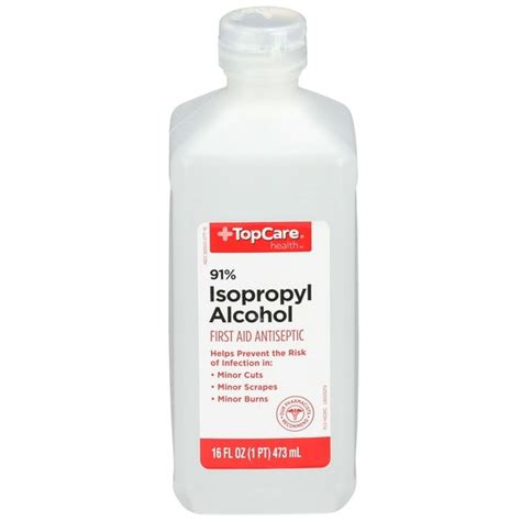 Top Care 91 Isopropyl Alcohol First Aid Antiseptic 16 Fl Oz Instacart