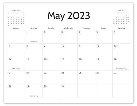May 2023 Calendar Quintynyamin