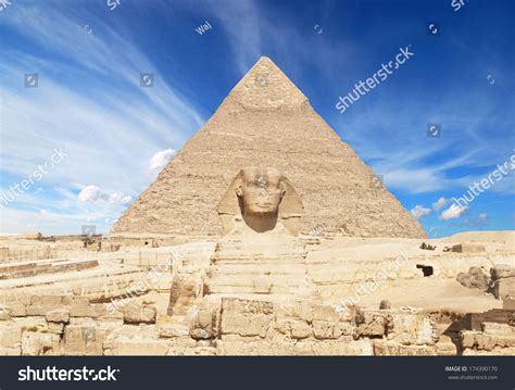 Great Pyramid Pharaoh Khufu Located Giza Stock Photo 174390170