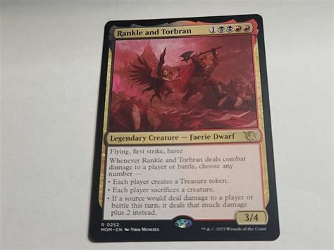 Free Magic The Gathering Mtg Rankle And Torban Rare Card March Of The