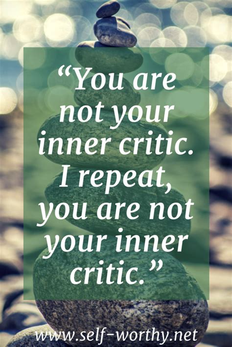 how to quiet your inner critic self