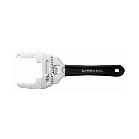 Superior Tool 3840 Basket Strainer Wrench Black Zinc Plated