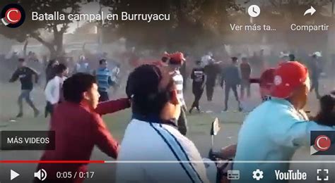 Batalla Campal Con Muchos Heridos En Partido De La Liga De Burruyacu