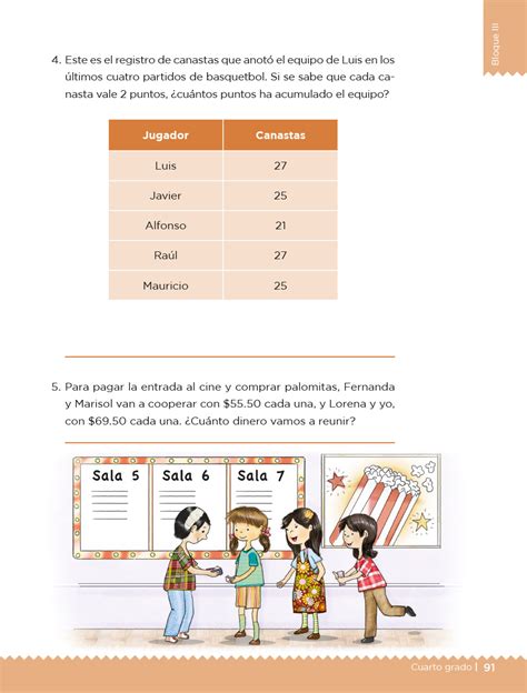 Y también este libro fue. Desafíos Matemáticos Cuarto grado 2020-2021 - Página 91 de ...