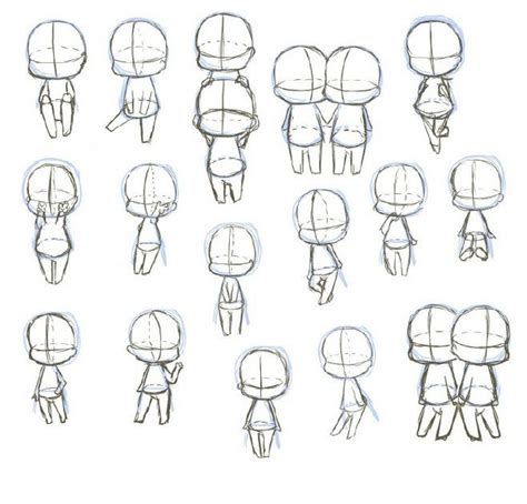 Body Chibi Drawing Reference How To Draw Chibi Bodies Step By Step