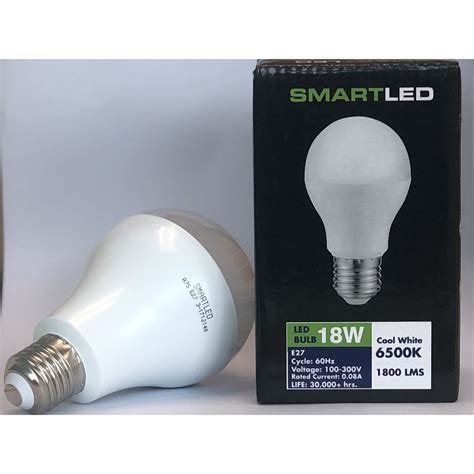 18 Watts Led Bulb E27 Socket Cool White Shopee Philippines