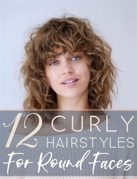 12 Curly Hairstyles For Round Faces