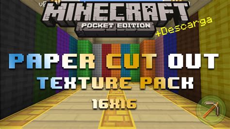 Paper Cut Out Texture Pack Minecraft Pe 0121 Texture Review Youtube