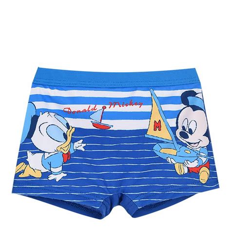 Blue Mickey Mousedonald Duck Swim Shorts Brandalley