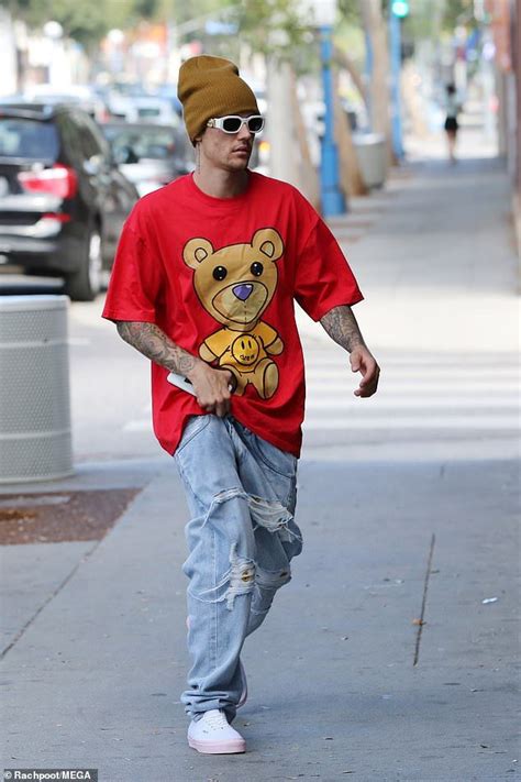 Justin Bieber Dons Ensemble From His Drew Line As He Steps Out In La