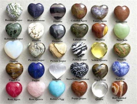 Polished Hearts Minerals And Gemstones Crystals Minerals Rocks And