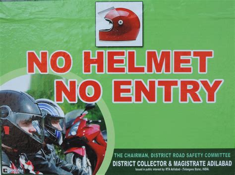 Ground Report Helmet Must For Entry