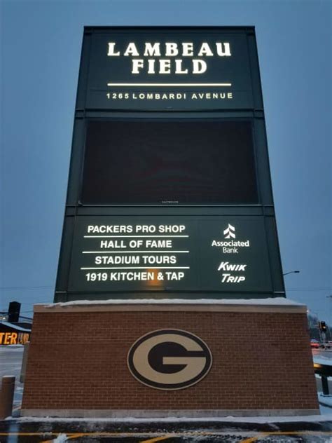 Green Bay Packers By Jones Sign Company Wescover Signage