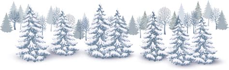 Winter Forest Png Transparent Image Download Size 1297x399px