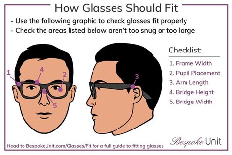 How Should Glasses Fit Glasses Measuring Guide And Finding Your Size Glasses Fit Glasses Fitness