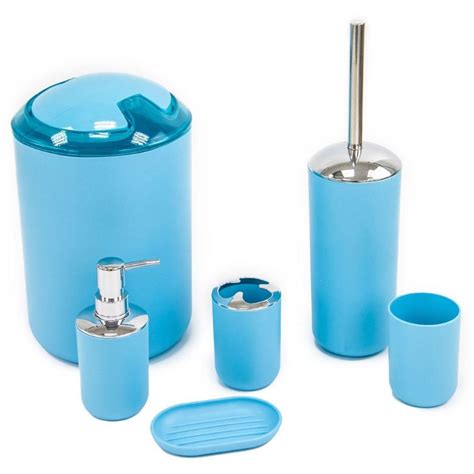 6 Piece Bathroom Accessory Set With A Variety Of C Grandado