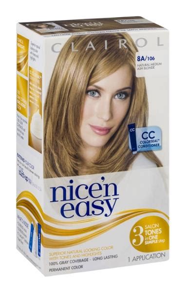 Clairol Nice N Easy 8a106 Natural Medium Ash Blonde Permanent Color Hy Vee Aisles Online