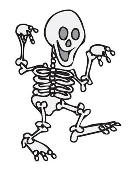 Printable Halloween Skeleton Bones