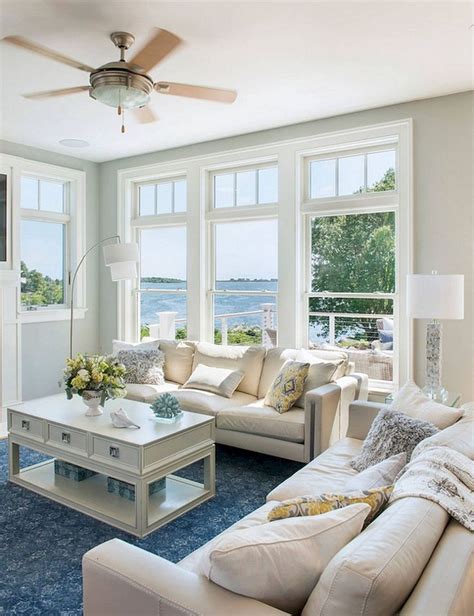 65 Best Coastal Living Room Design Ideas
