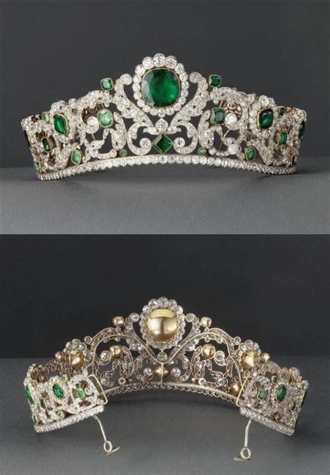 Emerald And Diamond Tiara Of Marie Thérèse Charlotte The Duchess Of