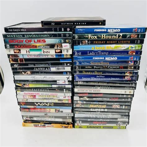 Lot Of 50 Dvds Wholesale Bulk Dvds Lot A List Dvd Movies As