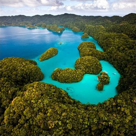 Travelingcolors Overflying Palau Islands Palau Islands Landscape