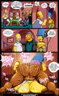 Post Carl Carlson Comic Crossover Fat Tony Foghorn Leghorn Homer Simpson Kogeikun