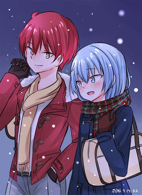 Shiota Nagisa And Akabane Karma Ansatsu Kyoushitsu Drawn By Tenten