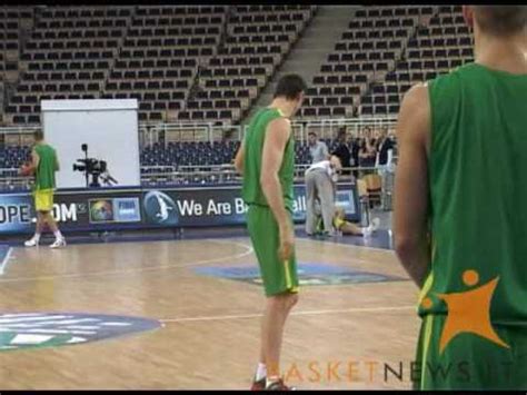 Eurobasket 2009 Lavrinovičius Komandoje nėra užtikrintumo YouTube